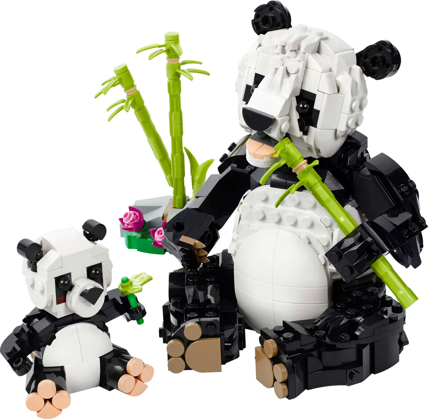 LEGO 31165 Les animaux sauvages : la famille de pandas