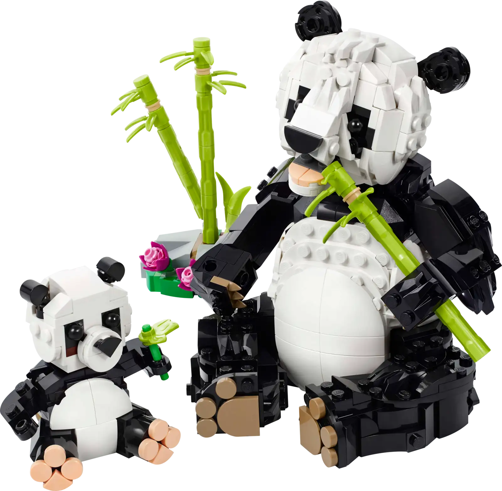 LEGO 31165 Les animaux sauvages : la famille de pandas