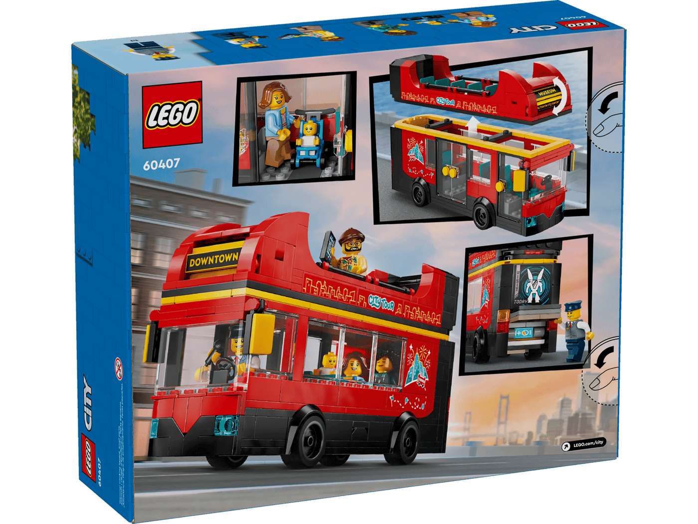 Le bus rouge à deux étages  60407