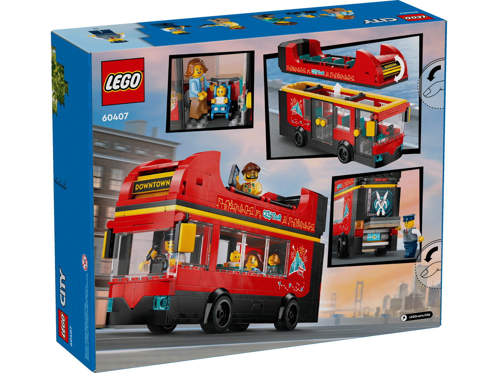 Le bus rouge à deux étages  60407