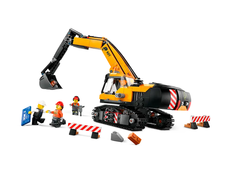 LEGO 64020 L’excavatrice de construction jaune
