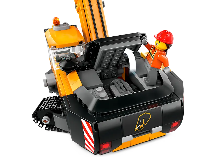 LEGO 64020 L’excavatrice de construction jaune