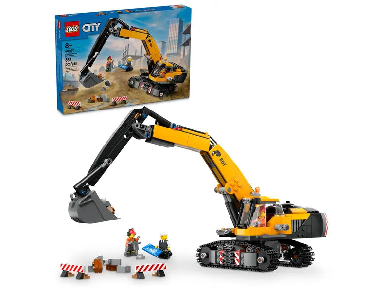 LEGO 64020 L’excavatrice de construction jaune
