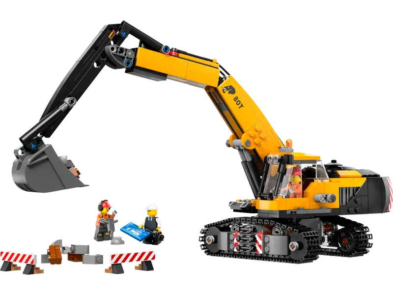 LEGO 64020 L’excavatrice de construction jaune