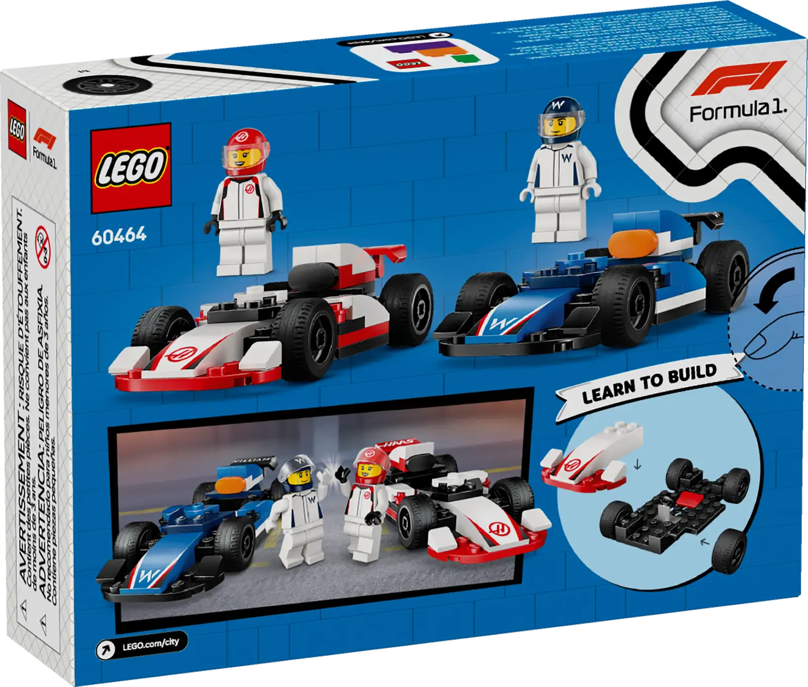 Voitures de course de F1® Williams Racing et Haas F1 60464