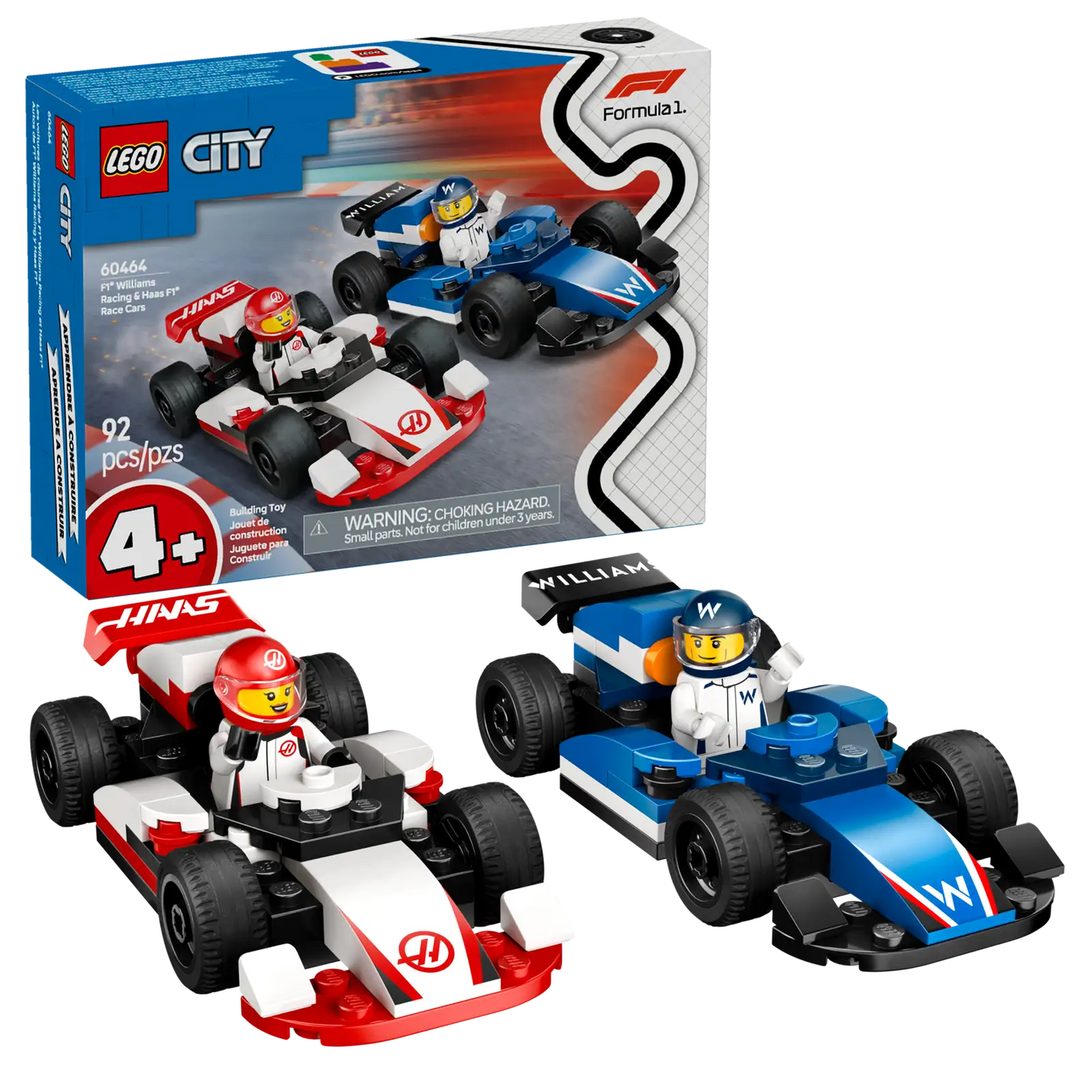 Voitures de course de F1® Williams Racing et Haas F1 60464