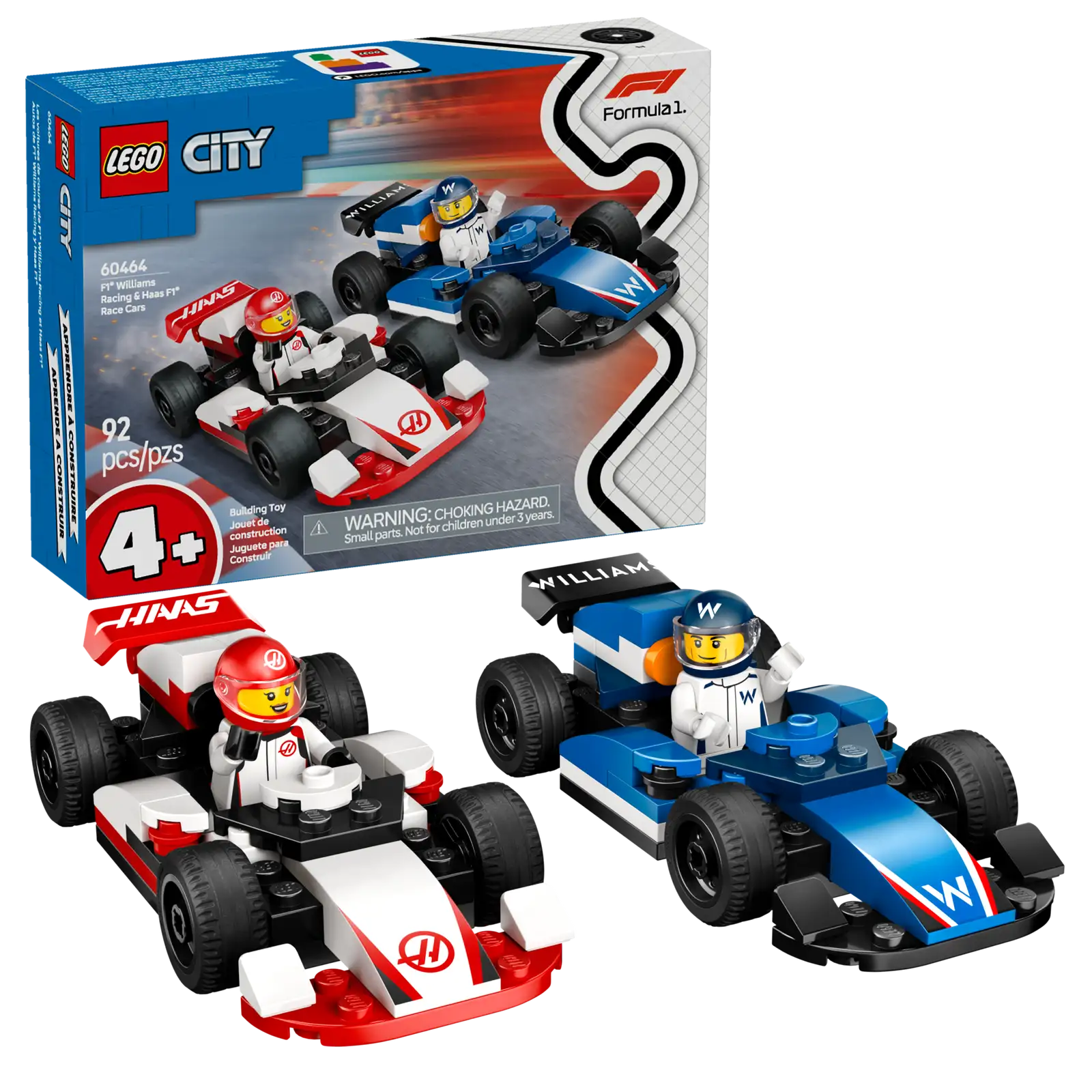 Voitures de course de F1® Williams Racing et Haas F1 60464
