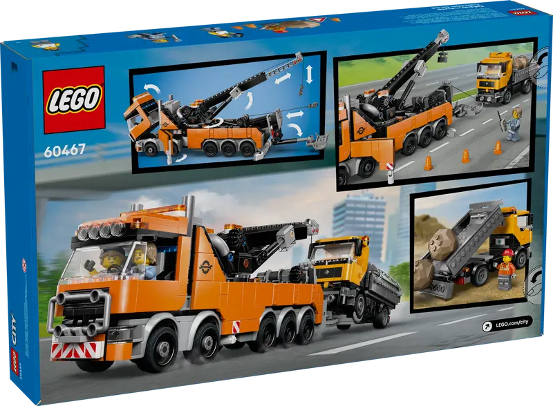 Le remorqueur avec grue pour poids lourd 60467