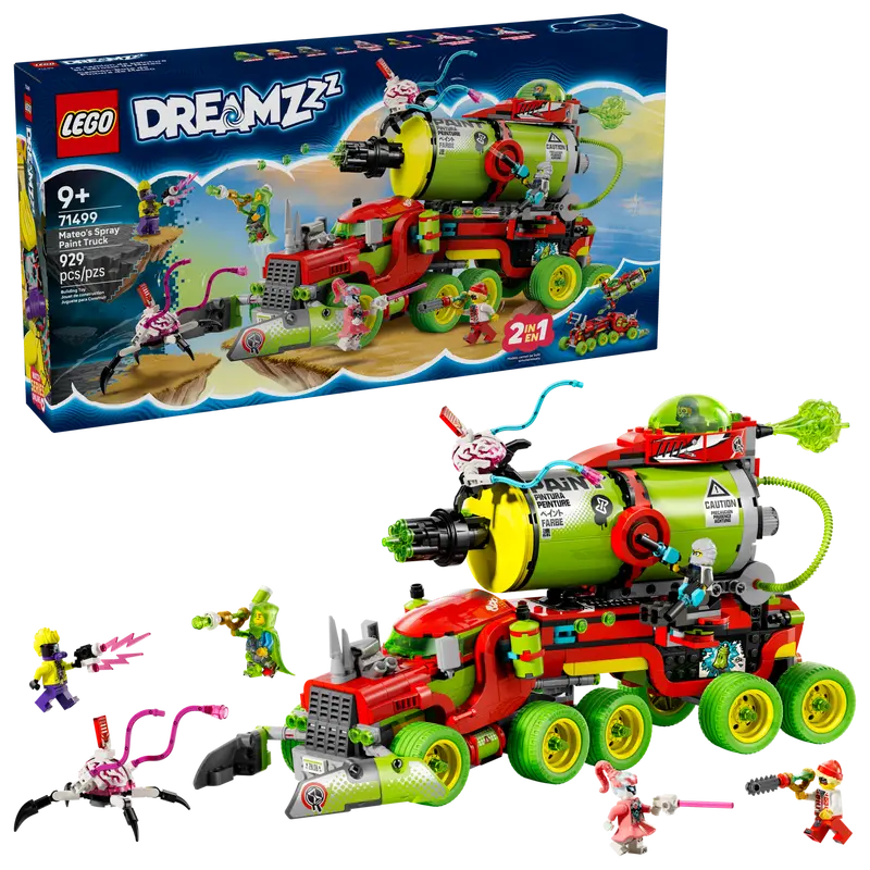 Le camion spray de peinture de Mateo 71499