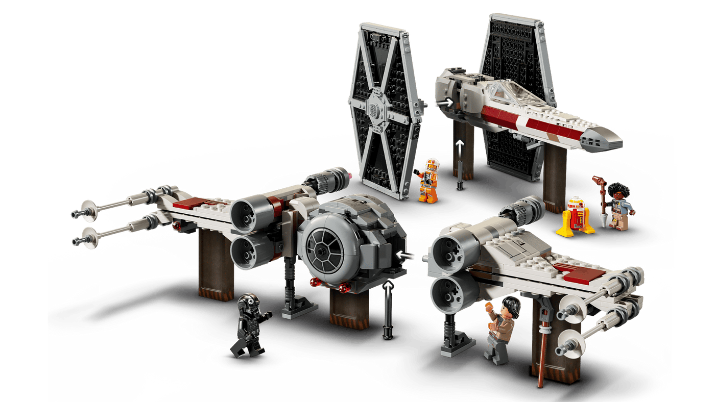 Tie Fighter et X-Wing  75393