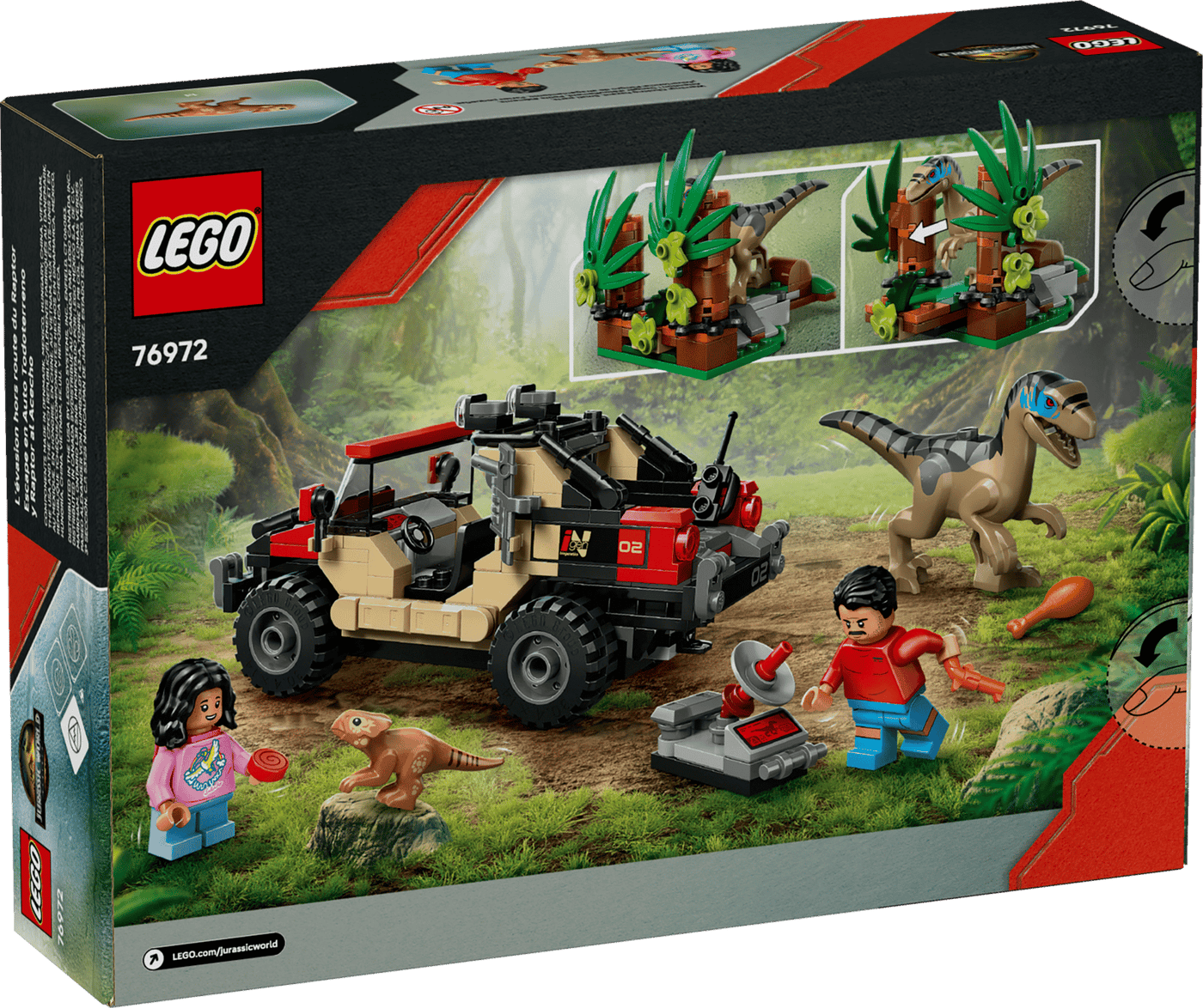 Le vélociraptor et l’évasion en 4x4   76972